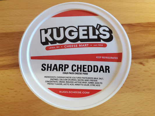 8oz Sharp Cheddar Cold Pack Cheese Spread